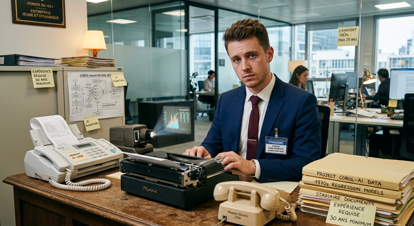 Le monde du travail cherche un stagiaire senior de 25 ans avec 30 ans d’expérience